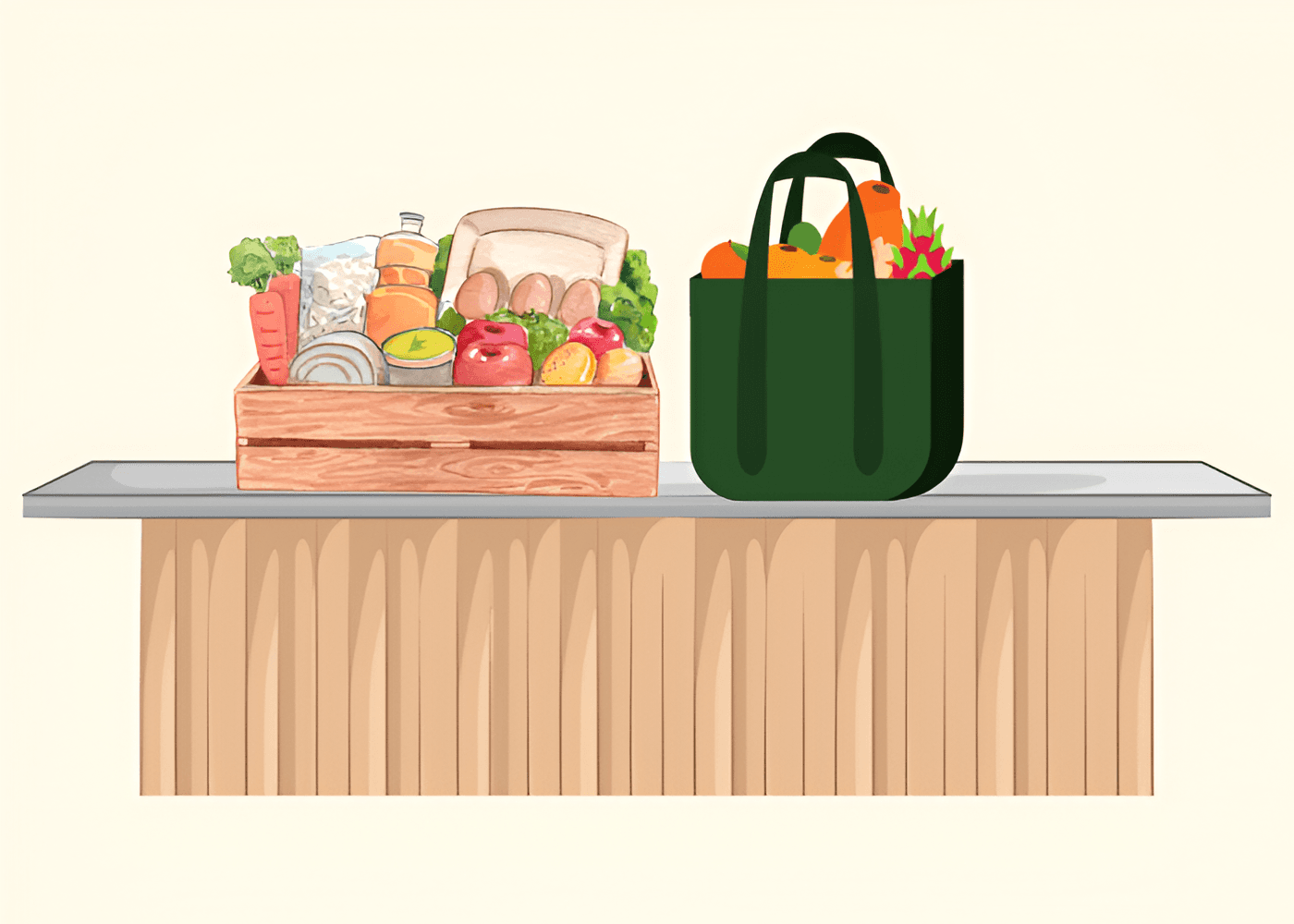 Premium ingredients illustration